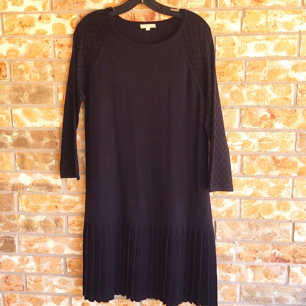 Shoshanna Pleated Sweater Dress